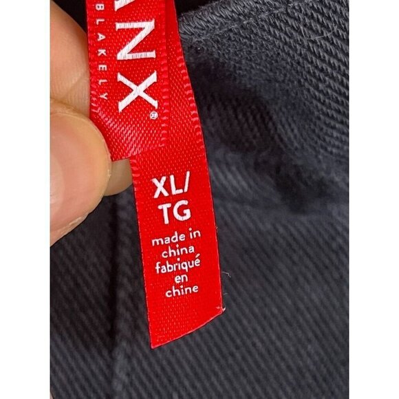 Spanx Pant Women XL Black Pull On Ankle Skinny Denim Jegging Neutral TG Retro 80 - Picture 6 of 11